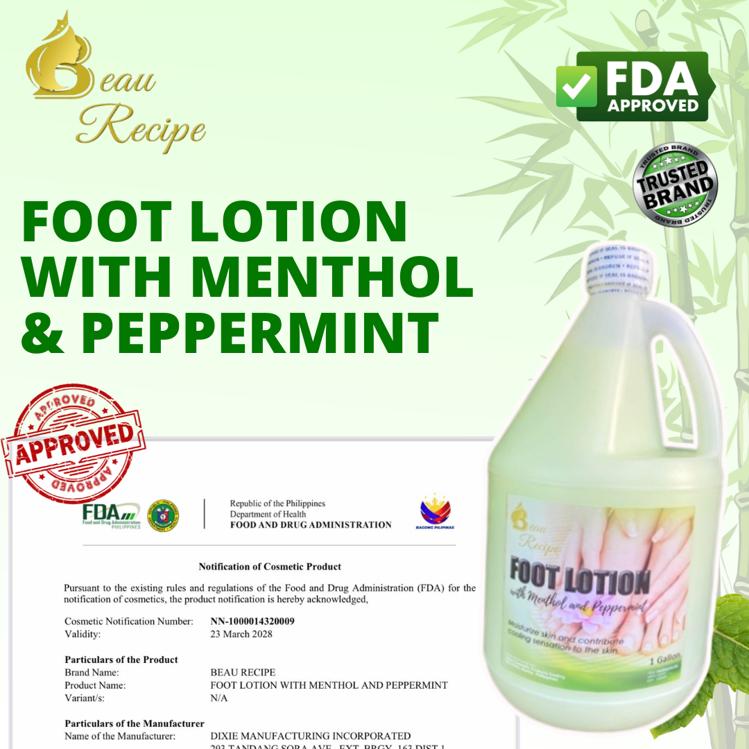 FOOT LOTION PEPPERMINT Gallon