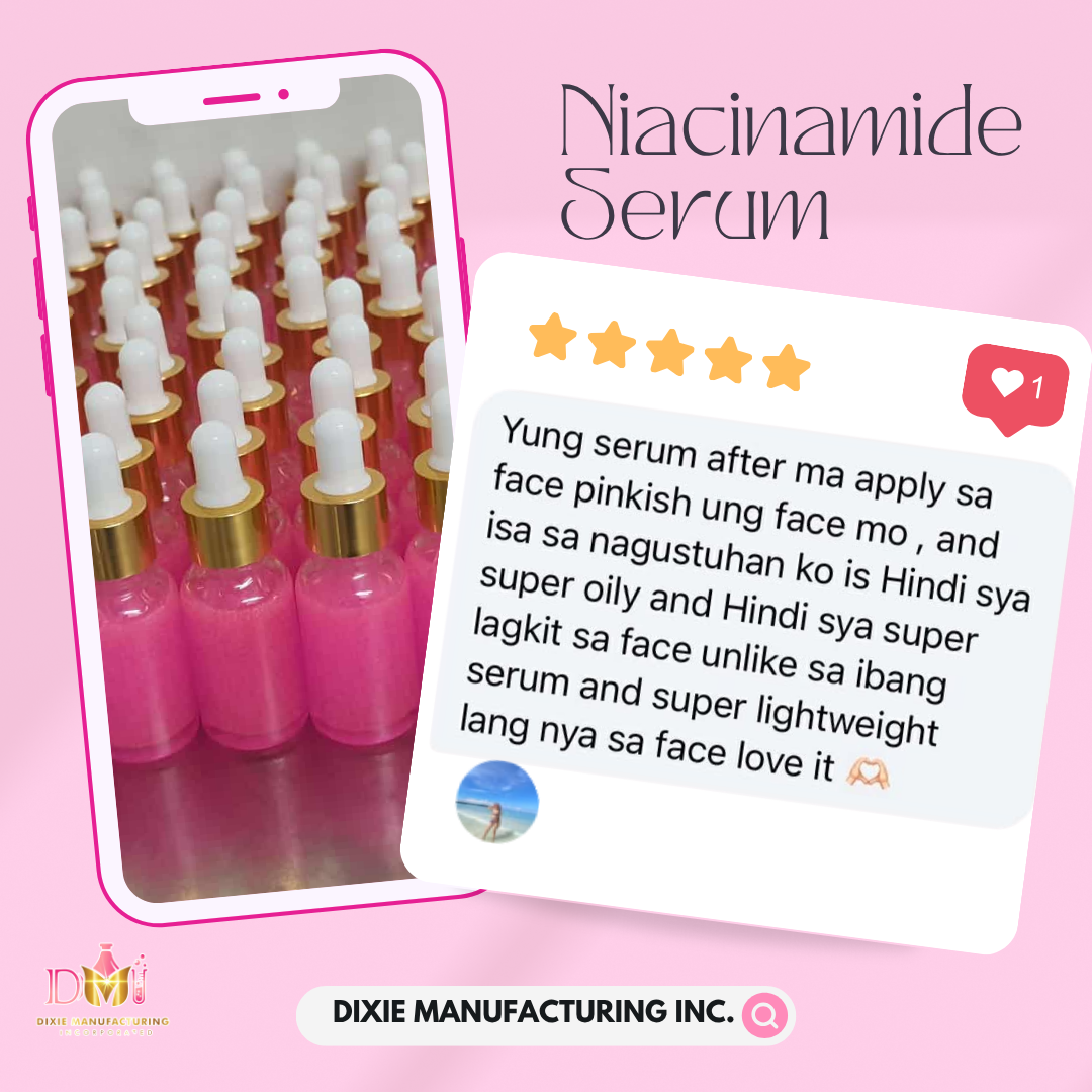 Customer niacinamide serum feedback